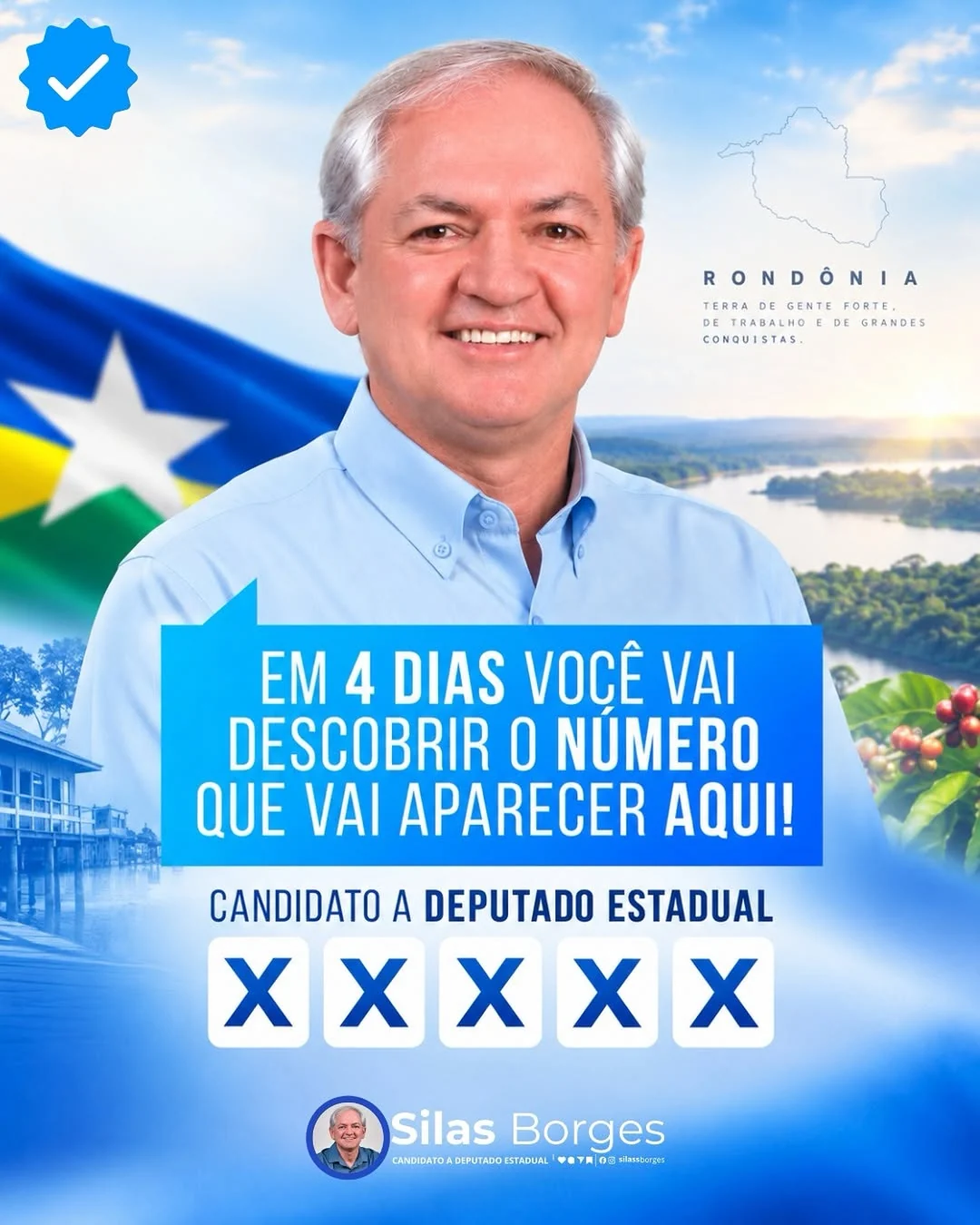 Publicação 003 do perfil público de Silas Borges