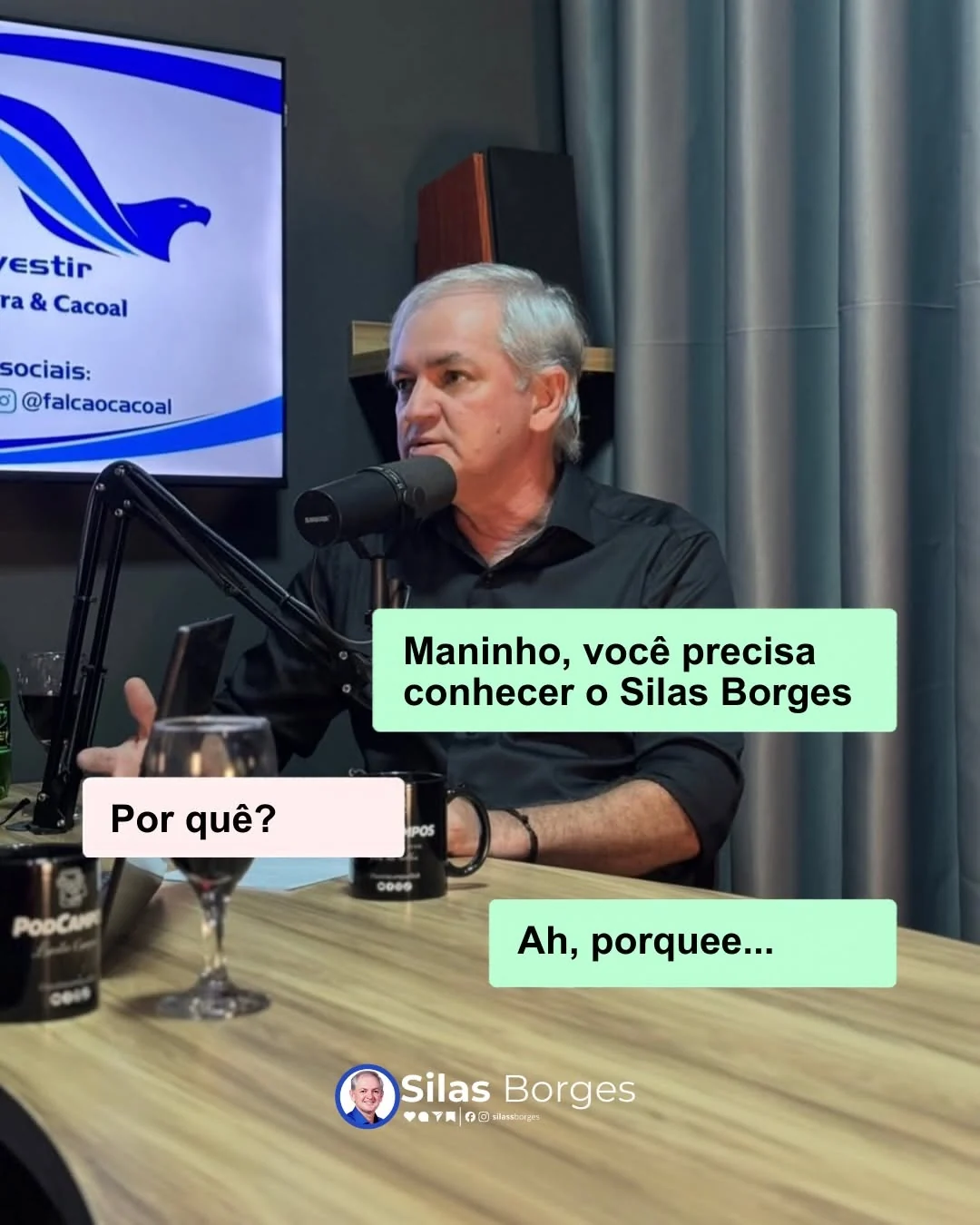 Publicação 096 do perfil público de Silas Borges